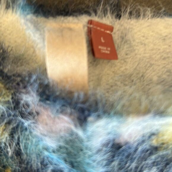 Anthropologie Blue and Yellow Crew Neck Sweater - Picture 5 of 13